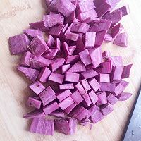 紫薯杂粮粥的做法图解2
