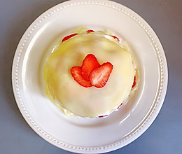 #餐桌上的春日限定#草莓酸奶千层蛋糕的做法