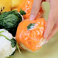 健康便当28（日式手鞠寿司+香菇塞肉+腐竹）的做法图解6