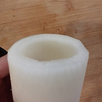 白萝卜蜂蜜枸杞盅的做法图解4