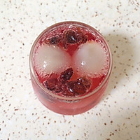 #确幸即“莓”好 让生活“蔓”下来#蔓越莓荔枝冰饮的做法图解3