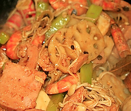 家庭版麻辣香锅——香料遇到菜料的做法