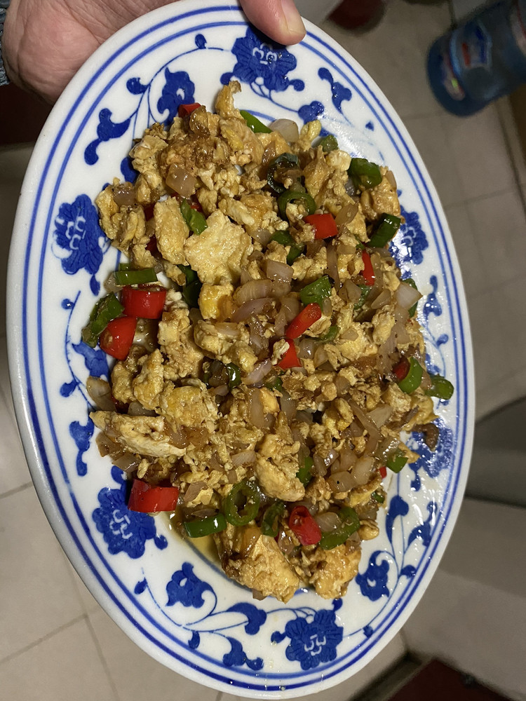 辣炒鸡蛋的做法