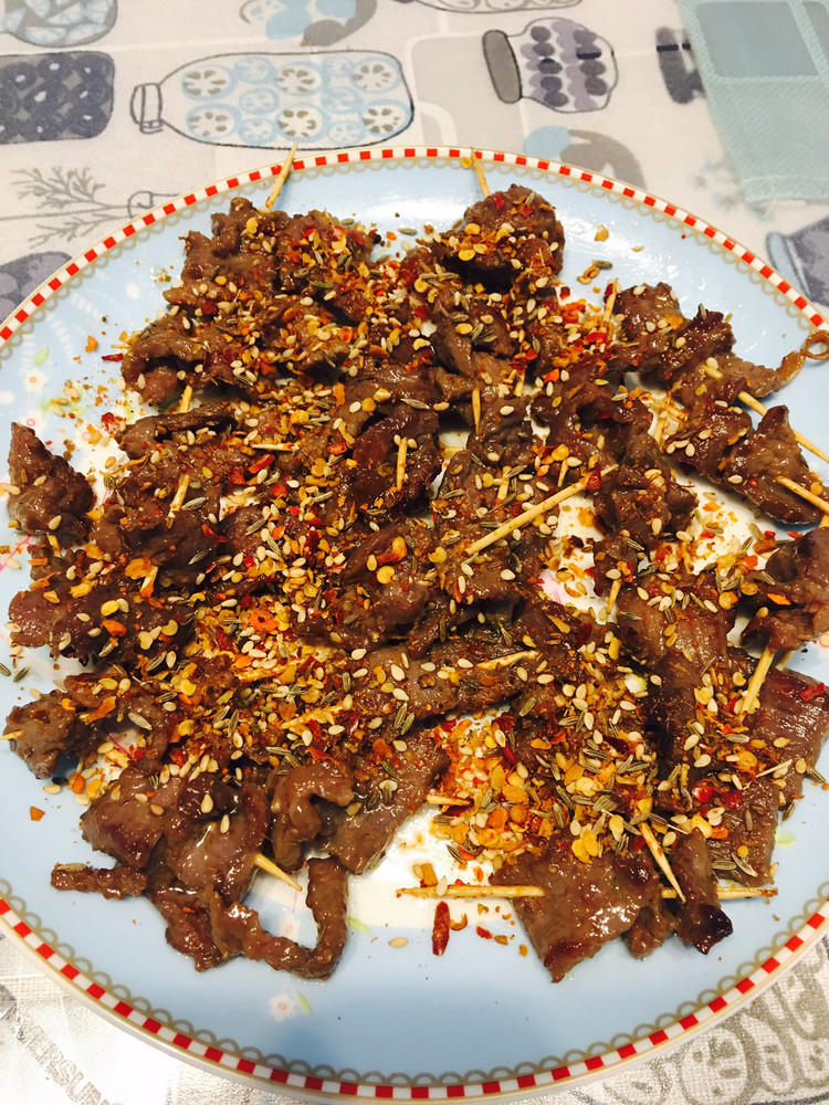 东北炸小牛肉串的做法