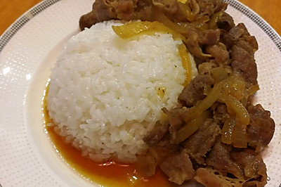 日式便当～牛丼（dong）饭