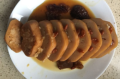 冰糖红枣枸杞糯米藕