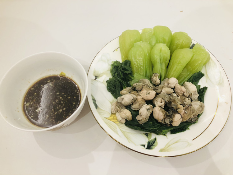 油菜海蛎肉的做法的做法