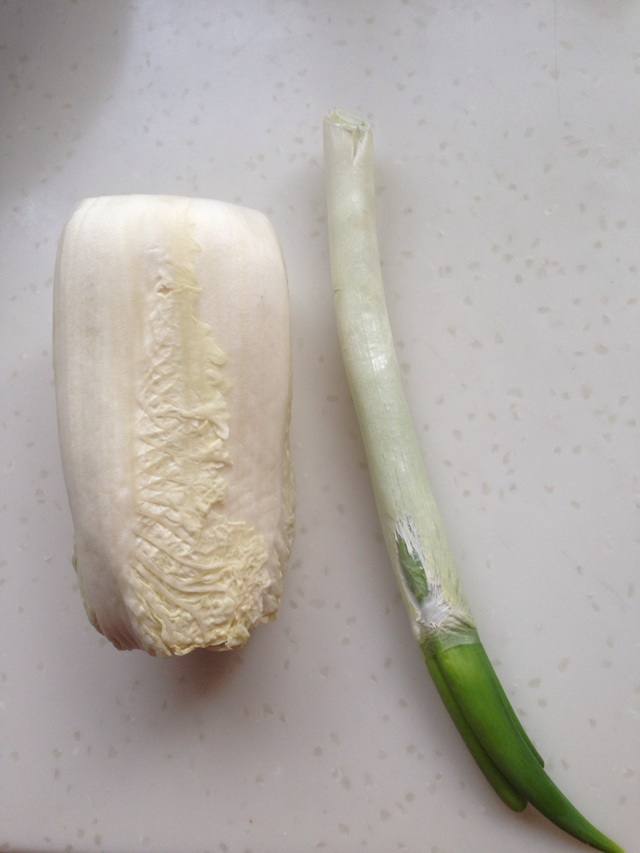 白菜肉馅高汤水饺的做法图解3