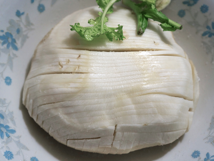 凉拌涪陵榨菜盘菜——乌江榨菜的做法图解6