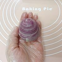 紫薯螺旋蛋黄酥（附咸蛋白的不浪费做法）的做法图解13