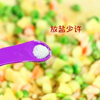 山药豌豆炒虾仁   宝宝餐单的做法图解6