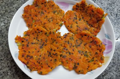 外酥里嫩~酥软红薯饼