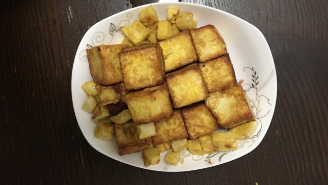 黄金小方块儿～～处理剩馒头的终极方法！！！的做法