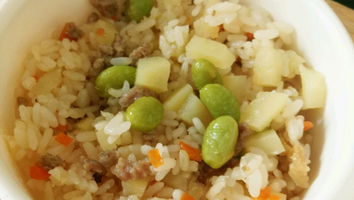 宝宝 牛肉土豆胡萝卜 营养菜饭