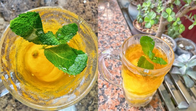 夏日冰爽柠檬茶