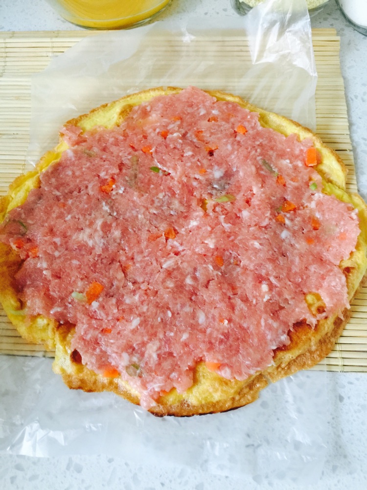 鸡蛋肉卷的做法图解5