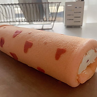 草莓蛋糕卷 | 零难度的毛巾卷配方的做法图解19
