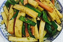 青椒千叶豆腐的做法