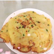 金黄土豆鸡蛋饼