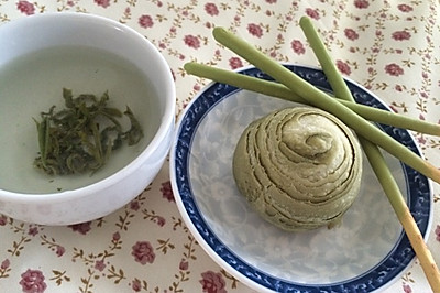 抹茶红豆酥