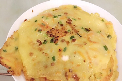 金黄土豆鸡蛋饼