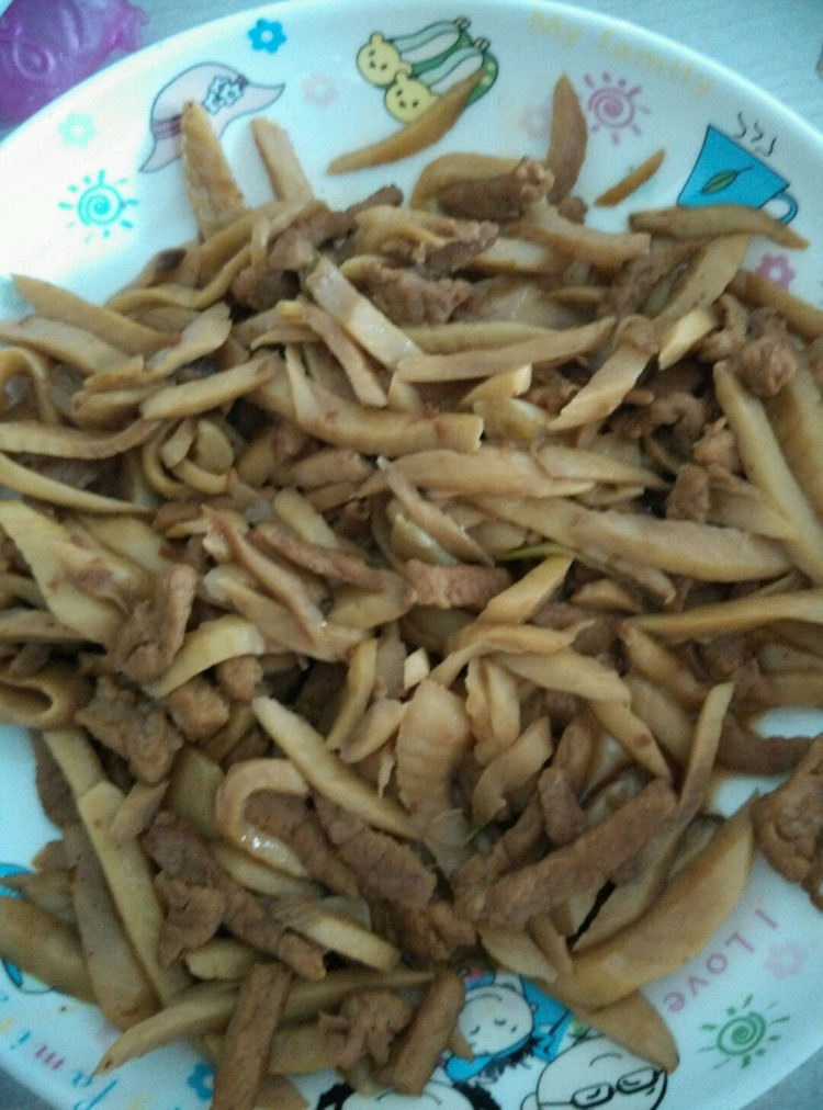 杏鲍菇炒肉的做法