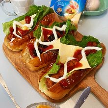 #pick哪种真芝味-爆浆流心#补钙早餐芝士热狗