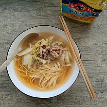 #健康炸味用多力#白菜肉丝面