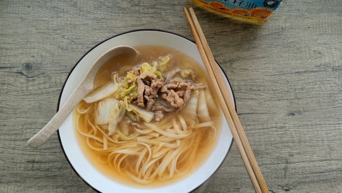 白菜肉丝面