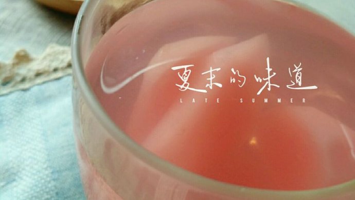 消暑蜜桃饮