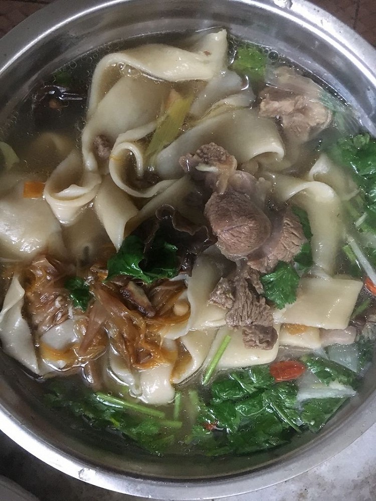 羊肉烩面的做法