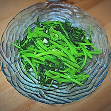 小白也能做的蒜蓉蒿子杆 茼蒿