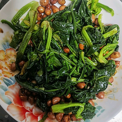 老醋菠菜花生