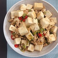 （健康轻食）双椒肉沫豆腐的做法图解8