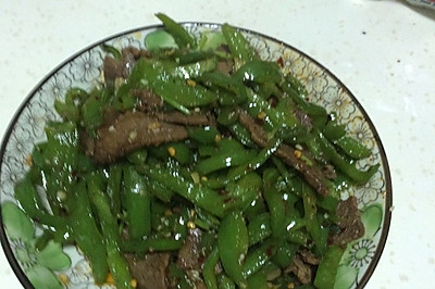 青椒炒牛肉