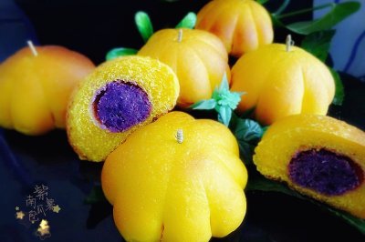 紫薯南瓜包