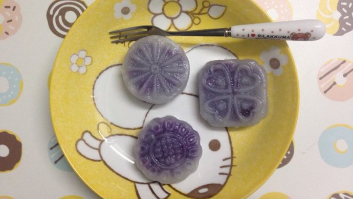 紫薯水晶饼