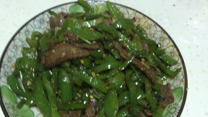 青椒炒牛肉