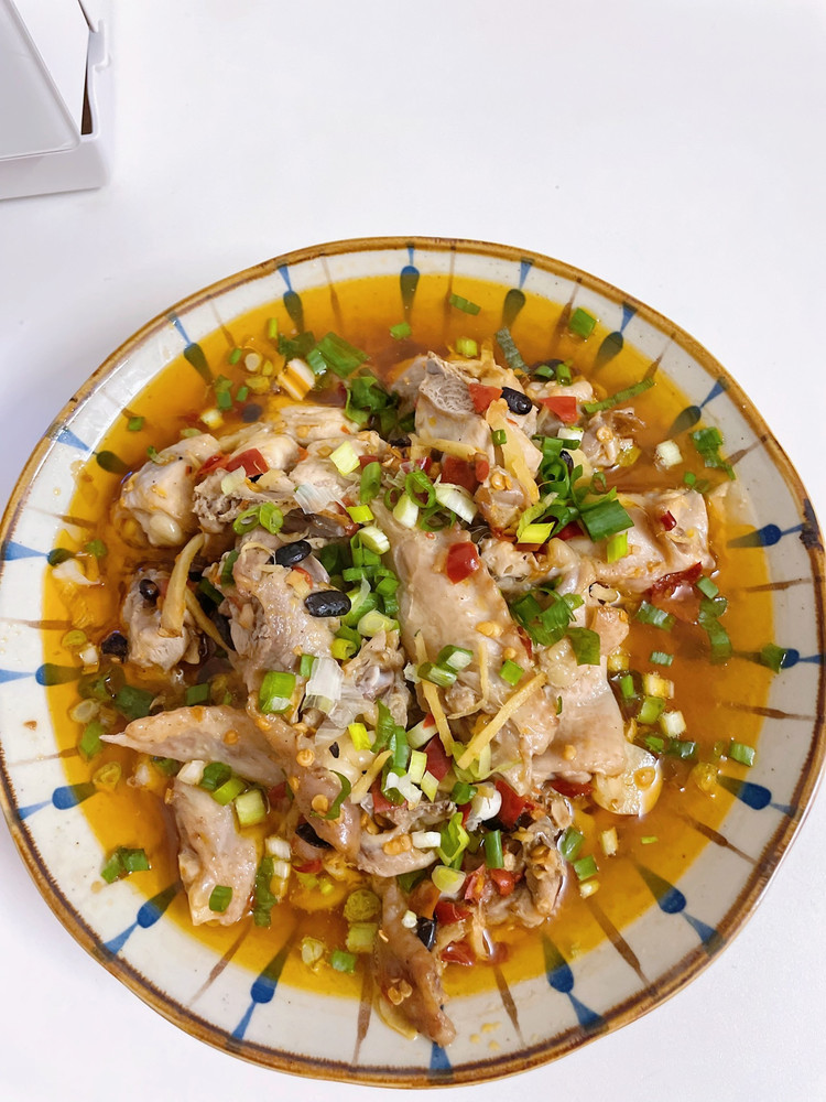 剁椒豆豉蒸鸡的做法