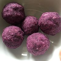 紫薯菊花面包的做法图解4