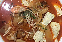韩式泡菜豆腐煲的做法