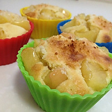 苹果椰浆玛芬蛋糕(新手必试，0难度)