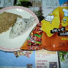 食品包装袋+剩饭=三角饭团