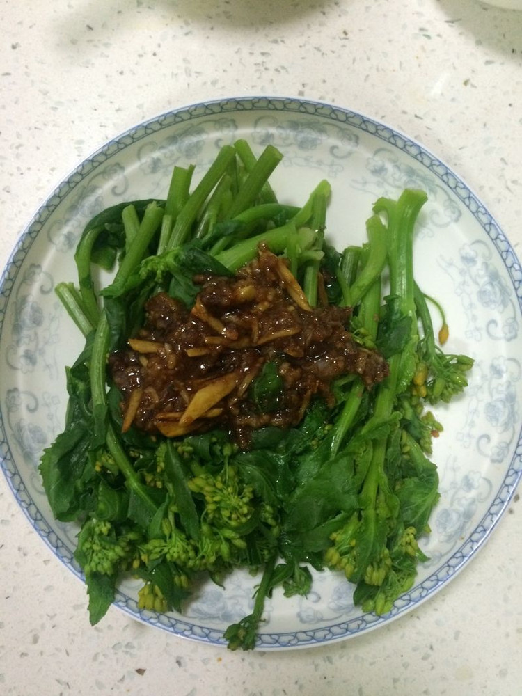 白灼菜心的做法