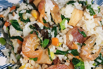菠萝杂蔬炒饭