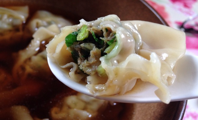 菠菜鲜肉馄饨