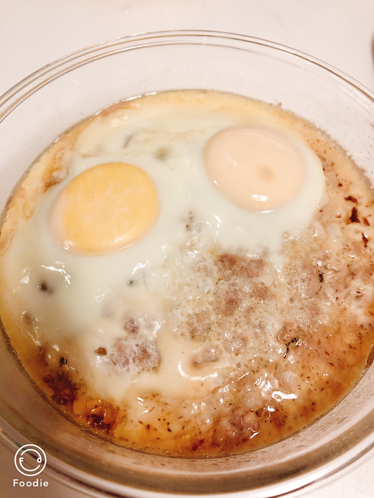 肉饼蒸蛋的做法