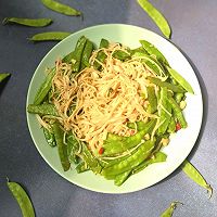 荷兰豆炒面的做法图解11