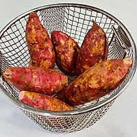 香喷喷的烤红薯（超简单空气炸锅版）的做法图解2