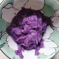 甜品，紫薯葛根粉的做法图解1